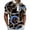 Black, variant on Polo Shirts for Men Muscle Turn Down Collar Slim Fit Short Sleeve Floral 3D Print Zipper Soft Tees Men'S Clothing