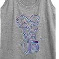 thumbnail image 3 of Hey Arnold! - 3D Arnold - Women's Racerback Tank Top, 3 of 5