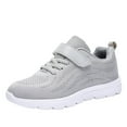 thumbnail image 2 of Girls Sneakers Kids Shoes Lightweight Breathable Girls Tennis Shoes Hook & Loop Non Athletic Shoes Wide Toe Box Back To School Golf Shoes for Daily Running Walking School, 2 of 5