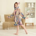 thumbnail image 3 of BZSMCE Bathrobes Belt Hooded Butterfly Bliss Creative Pattern, 3 of 8