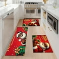 thumbnail image 6 of YIMEIS Merry Christmas Kitchen Decor Set of 2 Christmas Fall Kitchen Rugs, Xmas Decorative Farmhouse Floor Mats for Home Kitchen Dining Room Decorations - 16''*24'' and 17''*47'' inch, 6 of 10