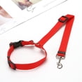 thumbnail image 5 of Solid Color 2 In 1 Pet Car Seat Belt Nylon Lead Leash Backseat Safety Belt Adjustable For Dog & Cat, 5 of 5
