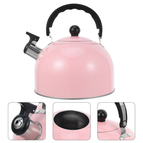 OFFIGAM Stovetop Kettle 430 Stainless Steel Teapot for Brewing Coffee and Tea, Ideal for Apartment Use, 1 Set
