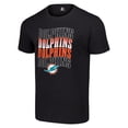 thumbnail image 2 of Men's Starter Black Miami Dolphins Four Team Name Logo T-Shirt, 2 of 3