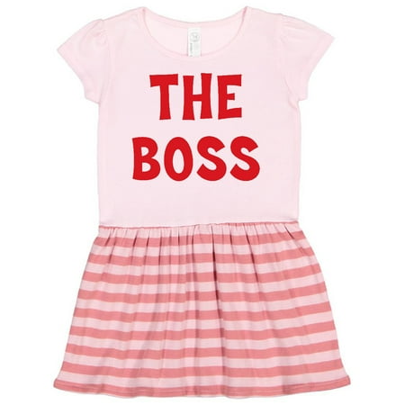 

Inktastic The Boss Gift Toddler Girl Dress