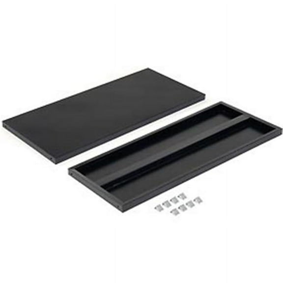 Additional Shelves for 36 x 24 in. Storage Cabinet - Black