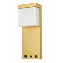 Cal Lighting Getafe Metal Beside Wall Sconce with Rocker Switch in Satin Gold