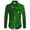 D-Dark Green, variant on Mens Shirts Saint Patrick's Day Digital Print Long Sleeve Button Lapel Men's Casual Top