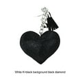 thumbnail image 3 of Decodeary Love Heart Keychains Portable And Fashionable Key Accessories Gift Key Chain black 1Set, 3 of 6