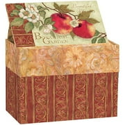 Lang Recipe Card Box with Recipe Cards, Beautiful Blooms