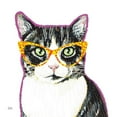 thumbnail image 2 of Averinos, Melissa 20x20 White Modern Wood Framed Museum Art Print Titled - Bespectacled Pet III, 2 of 4