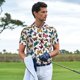 thumbnail image 3 of Fotbe Colorful Flying Butterflies Camiseta Polo de Golf para Hombre con Estampado – Camisa Deportiva Transpirable con Cuello Abotonado-3X-Large, 3 of 6