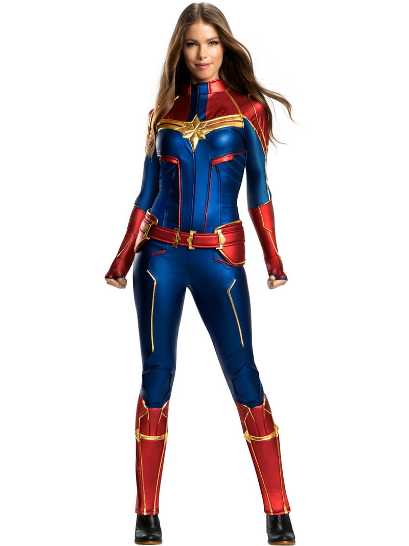 Captain Marvel Grand Heritage Adult Costume, Incredible Lady Avengers Outfit  - Walmart.com