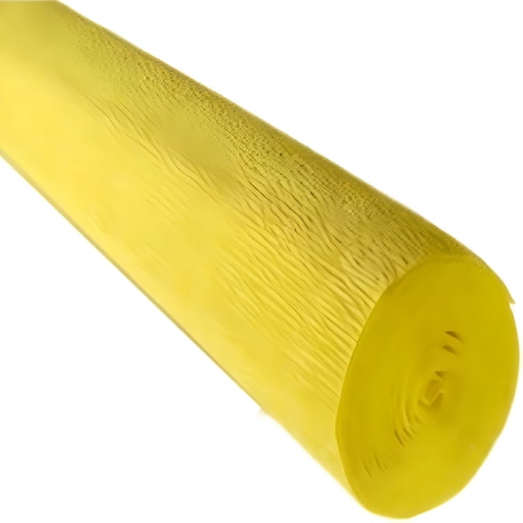 CCOCC Premium Italian Crepe Paper Roll Heavy-Weight 180 Gram 13.3 sqft (75-Bright Yellow)