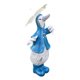 thumbnail image 4 of Chubasquero creativo, estatua de , figurita de jardín, escultura en miniatura, artesanía de resina para paisaje, patio trasero, hogar, decoración Azul DYNWAVEMX Estatua de pato, 4 of 8