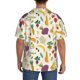 thumbnail image 3 of Fotbe Vegetable Camisa Estampada de Manga Corta para Hombre, Casual de Verano, Estilo Playero, Sin Arrugas-X-Large, 3 of 5