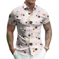 thumbnail image 3 of 2024 verano nuevas camisas para hombre, camisetas vintage con flores y alces, camisas de manga corta con estampado 3D a la moda, camisas florales de calle, ropa para mujer, 3 of 5