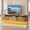 Oak, variant on Advwin 68" Fluted TV Stand for TVs Up to 75", Mid-Century Modern Entertainment Center with LED Lights, Sliding Tambour Doors, Media Storage Shelves, Push-to-Open Drawer & Power Outlet, Walnut