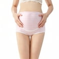 thumbnail image 2 of CAIXIA Maternity Underwear For Women with Adjustable Belly Support Plus Size Breathable Combed Cotton High Waist Panties for Pregnant, 2 of 4