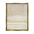 thumbnail image 5 of Stupell Industries Abstract Simple Neutral Tones Watercolor Collage Metallic Gold Framed Floating Canvas Wall Art, 16x20, by Denise Brown, 5 of 5