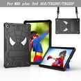 thumbnail image 2 of Allytech Case for Lenovo Tab M10 Plus 3rd Gen 10.6" 2022 TB-125F/128F, Rugged Case with Hidden Kickstand & Adjustable Shoulder Strap, Thickned Silicon Edges Shockproof Case - Black, 2 of 6