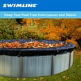 thumbnail image 4 of Swimline 21 Foot Round Above Ground Swimming Pool Leaf Net Top Cover | CO921, 4 of 11