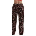 thumbnail image 3 of Just Love Fleece Pajama Pants for Women Sleepwear PJs. (Black - Candy Cane, 1X), 3 of 3