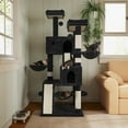 66 Inches MultiLevel Large Cat Tree Tower for Indoor Big Cats/Cozy