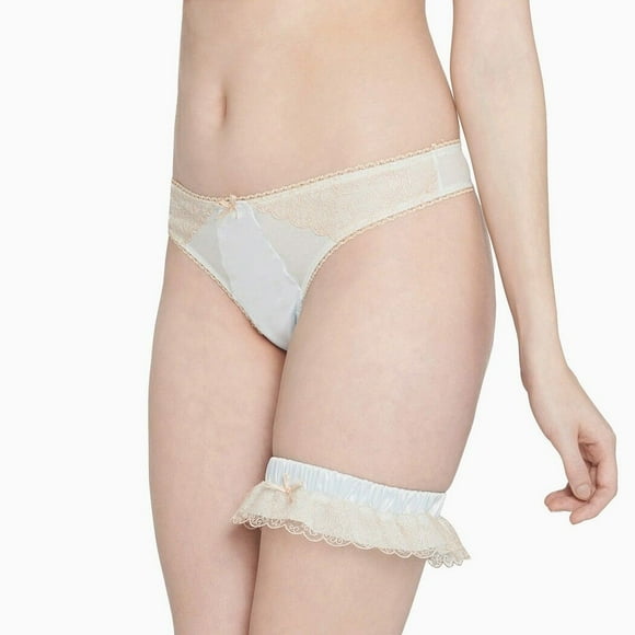 BLUSH LINGERIE Rêve de Bleu Jarretière de Mariage Dentelle Florale Taille Unique