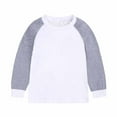 thumbnail image 4 of Honeeladyy Baby Boy Girl Clothes Toddler Fall Winter Outfits Solid Color Crewneck Sweatshirt and Jogger Pants Set Birthday Gifts for Kids Gray for 3-6Months, 4 of 9