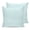 Blue, Sky Blue, Baby Blue, Cyan, variant on 16x16 Pillow Covers Set of 2, Thin Beige Striped Square Throw Pillow Covers for Couch/Sofa/Living Room, Farmhouse Modern Stripes Decorative Soft Pillowcases for Couch Throw Pillows