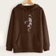 thumbnail image 4 of Sudadera estampada con capucha retro de manga larga suelta divertida vintage para mujer con mangas caídas en los hombros Pompotops gfhjh7146, 4 of 7