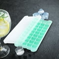 thumbnail image 4 of LLDYYDS Ice Cube Tray, Soft Silicone Ice Tray with Lid, Flexible and Stackable Ice Cube Trays for Freezer, 1-Inch Cubes, 4 of 5