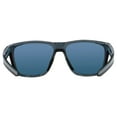 thumbnail image 4 of Costa Del Mar Men's FERG XL Polarized Rectangular Sunglasses, Shiny Grey/Blue Mirrored Polarized-580P, 62 mm, 4 of 5