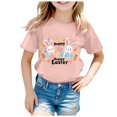 thumbnail image 3 of Boys T Shirts Boys Easter Shirt Crewneck Short Sleeve Cute Bunny Print Cute Cartoon Printed Tee Teen Boy Shirt for Teen Boys 12-13 Years, 3 of 4