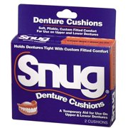 Snug Denture Cushions, 2 Count