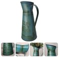 thumbnail image 3 of 1 UNID HOGAR Jarrón Retro Arreglo de Flores Kettle Adorno de jardinería (AZUL), 3 of 7