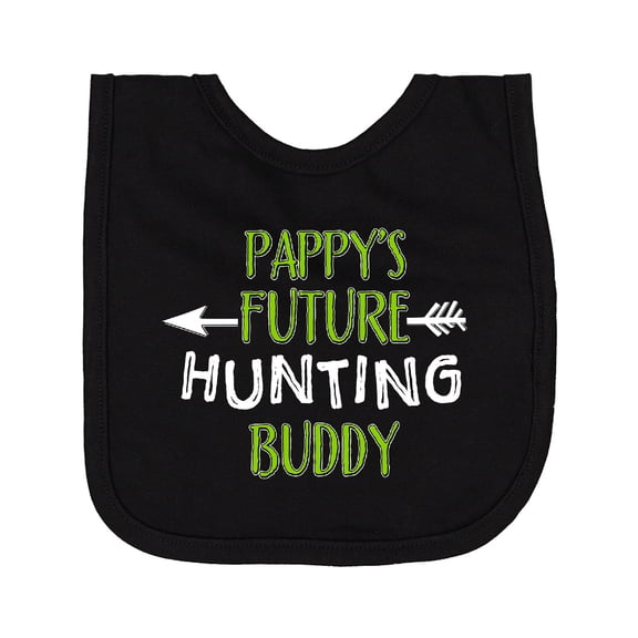 Inktastic Pappys Future Hunting Buddy Newborn Bib