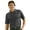 Black, variant on Monterey Club Men's Performance Jersey Solid Golf Polo Shirt #1045