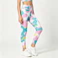 thumbnail image 2 of NIEWTR Cute Printed Girls Stretch Ankle Leggings Ankle Length Girl’s Girls Leggings with Pockets-Kids Soft High Waist Athletic Workout Dance Running Yoga Pants (A-Green,3-4 Years), 2 of 6