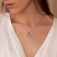 thumbnail image 5 of Collar para Mujer con Cristal Fino Swarovski en forma de Rombo– Bañado en Oro Rosa 14k- Collar Elegante y Brillante-Collares de Mujer de Moda- Joyería para Mujer de Moda- Regalo especial Ortiz Espinosa Temporada, 5 of 5