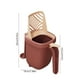 thumbnail image 3 of Pala para arena de gatos con soportes, caja de arena, pala y contenedor de desechos, sistema portátil 3 en 1 para eliminación de excrementos de gatitos, pala de plástico, 3 of 6