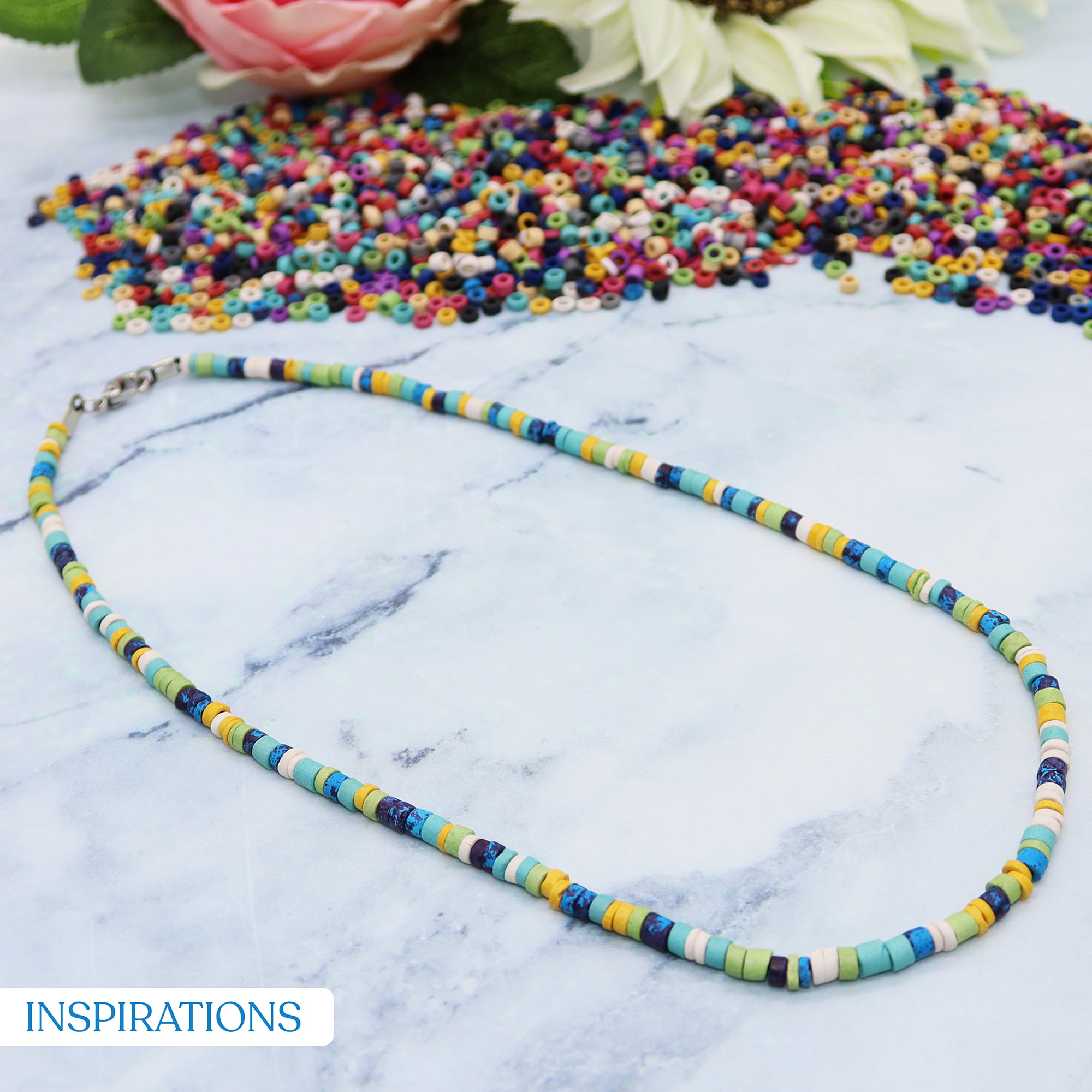 Heishi Beads 3mm Bright Multicolor (35 Strand)