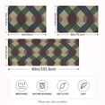 thumbnail image 2 of Yayeee Pillowcase Standard Size Set of 2 Satin Wrinkle Resistant Pillow Case, Green Tartan Pattern, 2 of 8