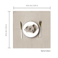 thumbnail image 4 of Juego de 6 servilletas de tela BALCONY & FALCON (lino, 45 x 45 cm), color beige, 4 of 9