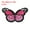 Light Pink, variant on Uxcell 5 Pcs Butterfly Iron on Patch Sew on Iron on Decorative Patch, 2.9"Lx1.8"W, Khaki