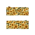 thumbnail image 5 of Headbands Baby Girls Bows - Romantic Elegant Sunflower Stretchy Soft Headbands with Hair Bows Head Wrap Hair Accessories For Newborn Baby Girls Infant Toddlers Kids, 5 of 5