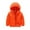 Orange, variant on Esaierr 6-13Y Boys Girls Down Jacket Winter Warm Coat Hooded Coats Thick Long Sleeve Solid Colour Outerwear with Pockets