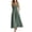 Green#flowy maxi dresses for women 2025, variant on SZJXBUY Cotton And Linen Dresses for Women Elegant Button Down Stand Collar Sleeveless Shirt Dress Summer Casual Office Work Midi Tank Dresses Brown,M