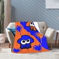 thumbnail image 6 of Splatoon Blanket Soft Cozy Flannel Warm Throw Blanket Unique Gifts Room Decor Blanket 50"x40", 6 of 9